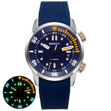 BERNY Automatic Dive Watch for Men – Super Luminous, Sapphire Crystal, 20ATM Waterproof