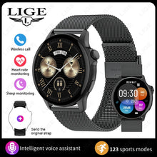 LIGE Smart Watch - Full Touchscreen - Bluetooth Calling - 1.39