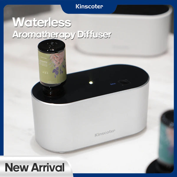 KINSCOTER Portable Aroma Diffuser - Compact Essential Oil Nebulizer for Home, Office & Travel