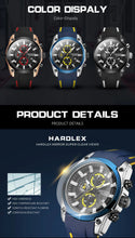 MEGIR Men's Luxury Sport Military Chronograph Watch – Analog-Digital Waterproof