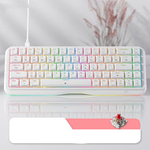 68-Key Compact Wired Keyboard: Simple & Stylish for Office & Gaming