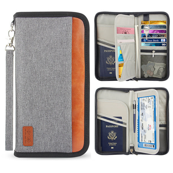 Anti-Theft RFID Blocking Travel Passport Holder - Secure & Stylish