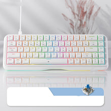 68-Key Compact Wired Keyboard: Simple & Stylish for Office & Gaming