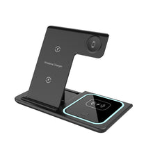 3-in-1 Wireless Charger Stand - Foldable & Ambient Light