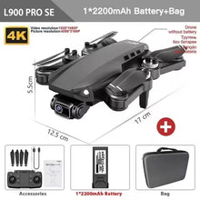 Professional L900 Pro SE MAX Drone GPS 4K WIFI FPV Camera 360° Obstacle Avoidance Brushless Motor RC Quadcopter Mini Dron Toy